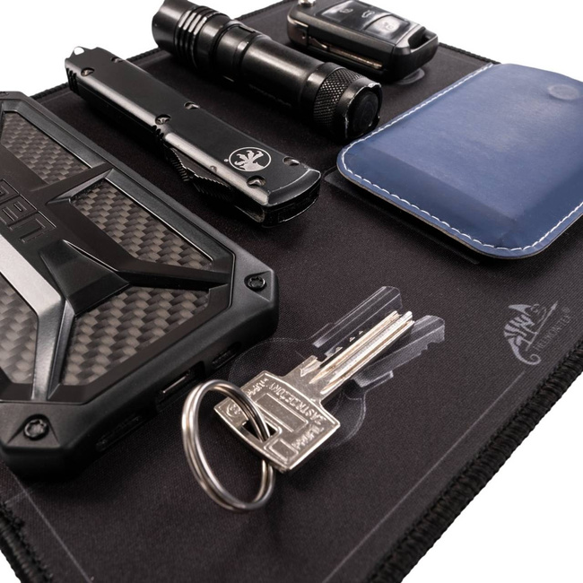 PLANSA DIN NEOPREN PENTRU OBIECTE ȘI ACCESORII EDC - 25.5 x 21.5 CM - Helikon-Tex® - NEAGRĂ