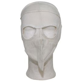 GB face mask, "Arctic MK2", white, like new