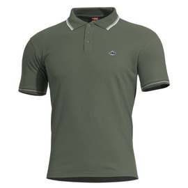 TRICOU POLO - ANIKETOS STRIPES - Pentagon® - VERDE CAMO