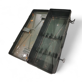 CUTIE MILITARA DIN METAL PENTRU DEPOZITARE - SURPLUS MILITAR ARMATA ROMANA - CD3 - 52x20x12 CM