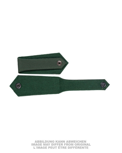 PERECHE EPOLETI POLITIE - 3 STELE - VERDE OD/ARGINTIU - FORTELE DE ORDINE FEDERALE ALE GERMANIEI DE VEST - BW - CA NOI