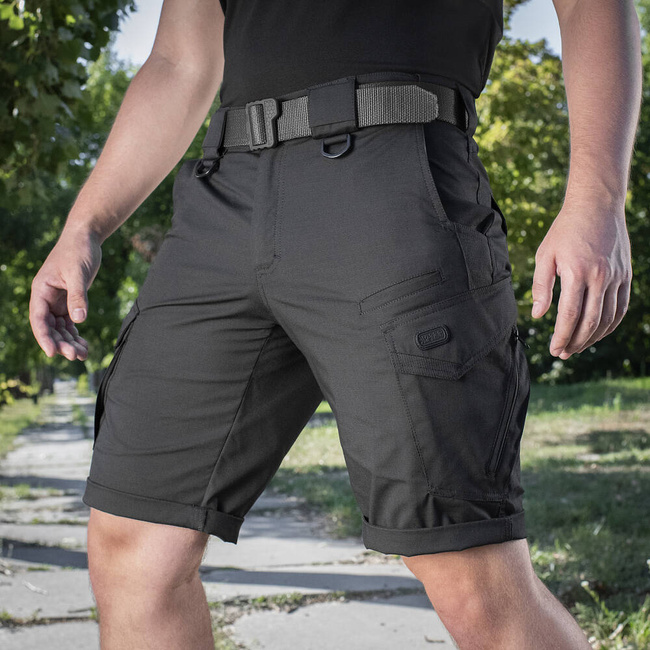 PANTALONI SCURTI AGGRESSOR GEN.II FLEX - NEGRI - M-TAC