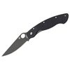 CUTIT DE BUZUNAR MILITARY BLACK - SPYDERCO