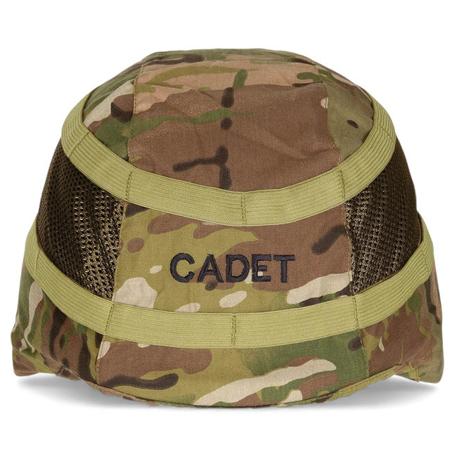 Husa pentru casca cu insertie de plasa - CADET - Surplus Militar Armata Britanica - Camuflaj MTP - Ca Noua