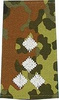 EMBLEMA - GERMAN ARMY FLECKTARN CAMO/SILVER SHOULDER LOOPS ´STABSHAUPTMANN´