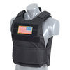 Vesta tactica standard cu insertii balistice soft dummy - Delta Soft Body Armor - Negru - 8FIELDS