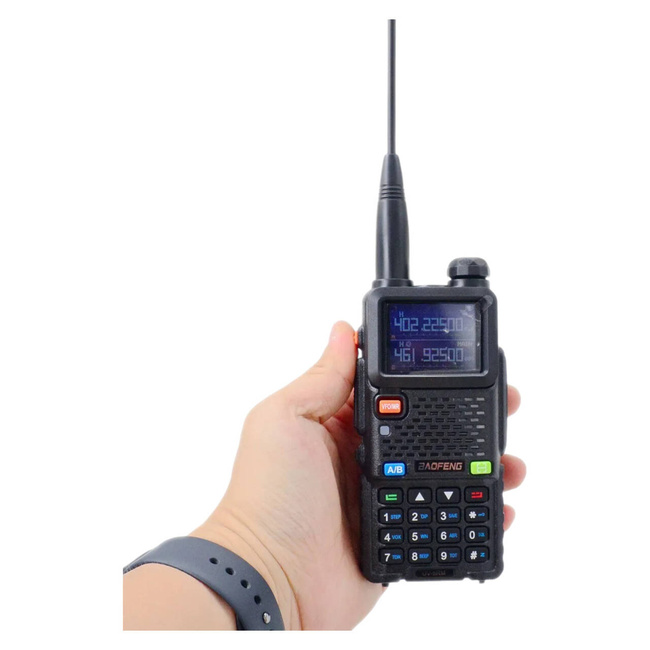 Baofeng UV-5RM 8W Tri-Band Radio cu USB-C