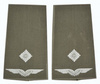 EMBLEMA - GENUINE GERMAN AIR FORCE O.D./SILVER SHOULDER LOOPS ´LEUTNANT´