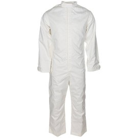 BRITISH WORKER COVERALL - WHITE - MILITARY SURPLUS - USED