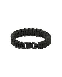 Bratara paracord 15 mm Neagra