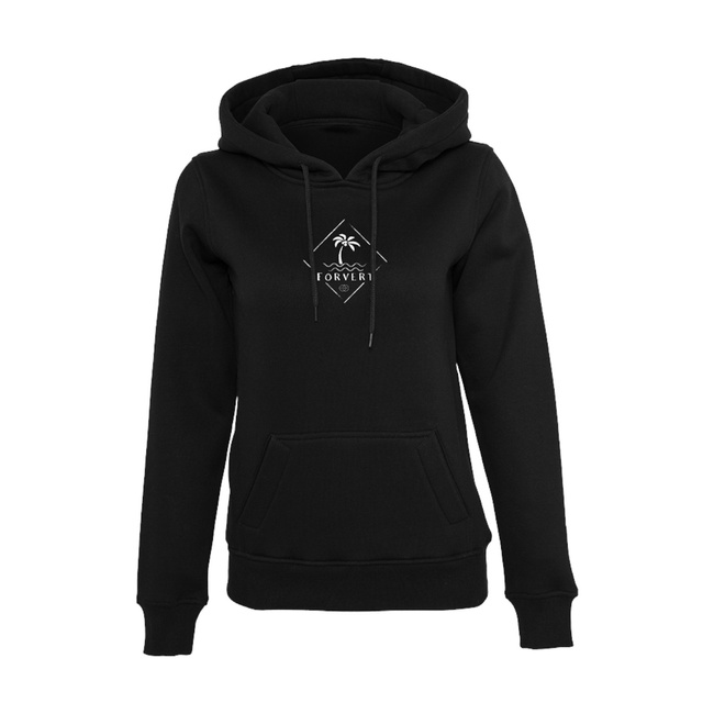 HANORAC PENTRU FEMEI - FORVERT PRINT - NEGRU - SANTA ROSA - BRANDIT