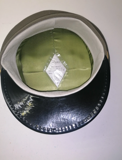 CASCHETA MILITARA RSR - SUBOFITERI VANATORI DE MUNTE - SURPLUS MILITAR ARMATA ROMANA - IN STARE BUNA