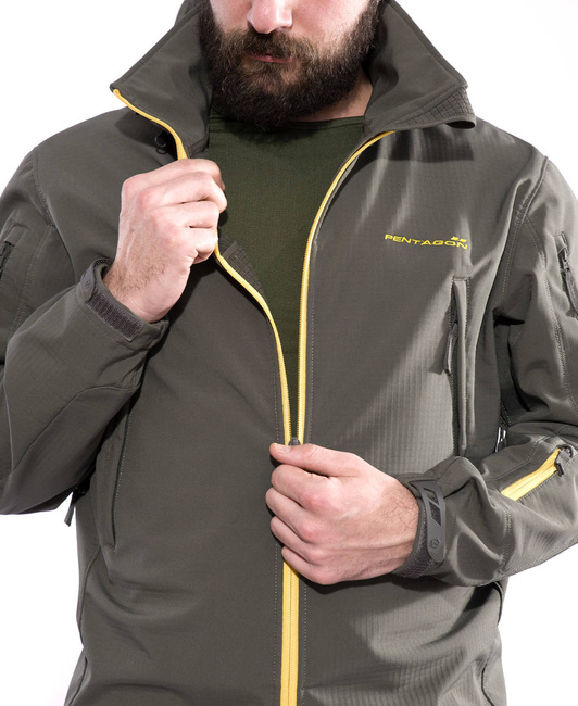JACHETA SOFTSHELL - ARTAXES ESCAPE - PENTAGON - VERDE GRINDLE