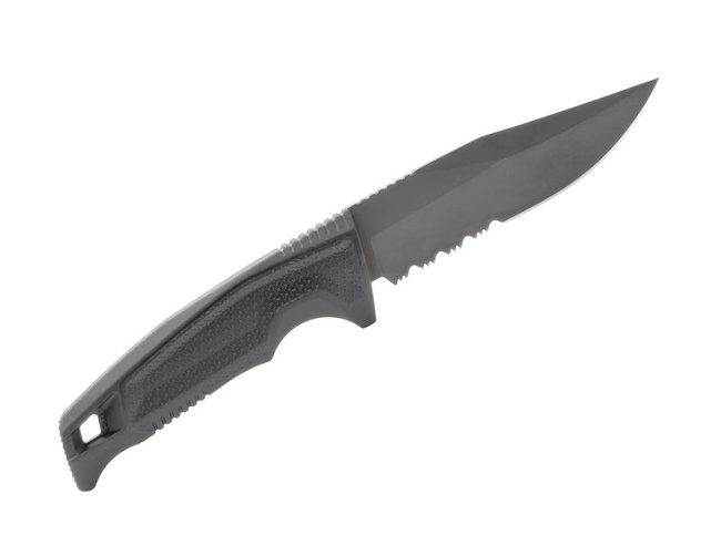FIXED BLADE KNIFE - RECONDO FX PARTIALLY SERRATED - BLACK