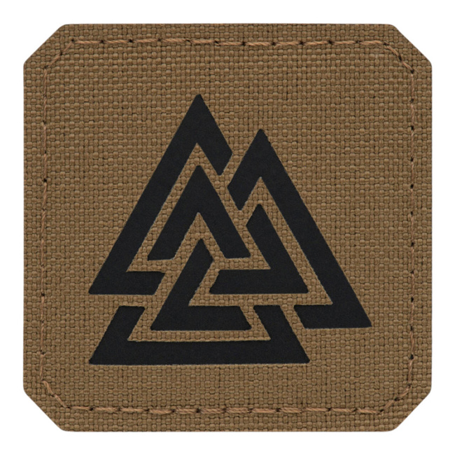 PATCH VALKNUT LASER CUT - COYOTE/BLACK - M-TAC
