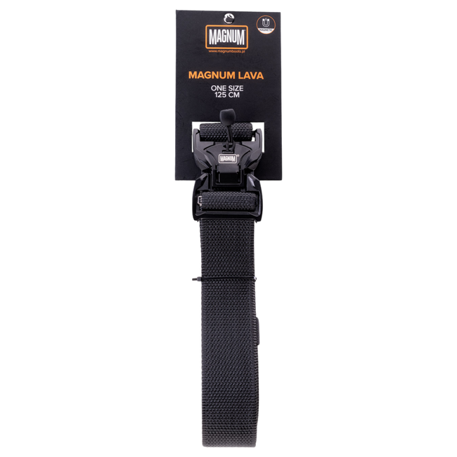 CENTURA TEXTILA LAVA MAGNUM - NEAGRA - 125 CM