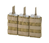 POUCH, BUZUNAR TRIPLU PENTRU INCARCATOARE - DESCHIS - DEFCON 5 - COYOTE TAN