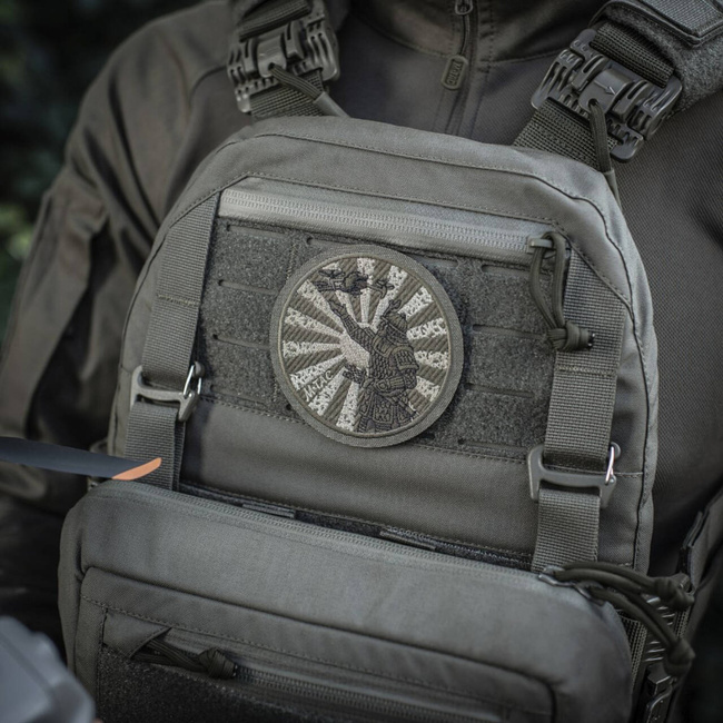 THE WAY OF SAMURAI PATCH (embroidered) - CORDURA - RANGER GREEN - M-TAC