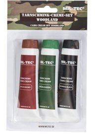 FACE CAMOUFLAGE PAINT SET - Mil-Tec® - WOODLAND