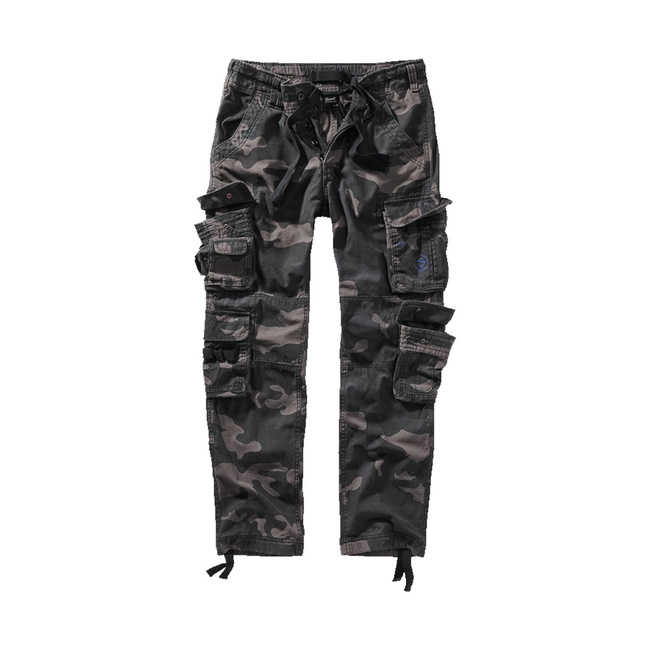 Pantaloni Cargo Pure Slim Fit pentru barbati - Dark Camo - Brandit 