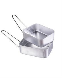 SET 2-BUC. CONTAINERE ALUMINIU ANODIZAT ENGLEZ - MILTEC