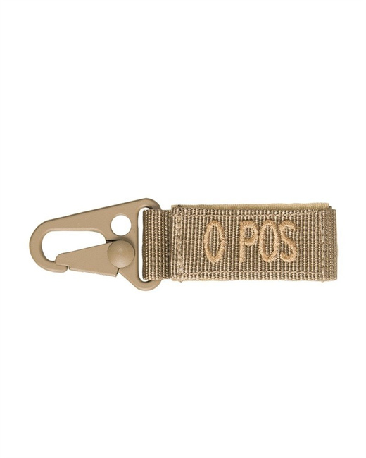 TACT. KEYHOLDER - BLOOD 0 pos - 5 PC./PACK - COYOTE