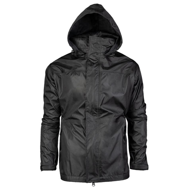 WATERPROOF JACKET FOR RAIN AND WET WEATHER - Mil-Tec® - BLACK