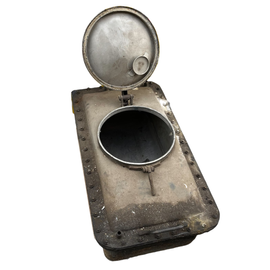 Cazan din inox fara capac - Bucatărie de Campanie - Surplus Militar de la Armata Romana - 65 L - Uzat