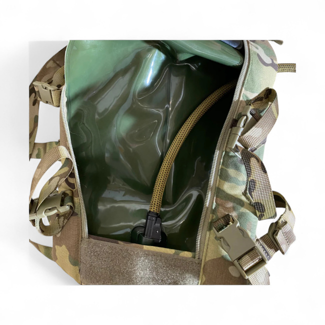 Rucsac de hidratare termoizolat -  Rider - rezervor TPU - Surplus Militar Armata Britanica UK - Camuflaj MTP - 3L - Uzat