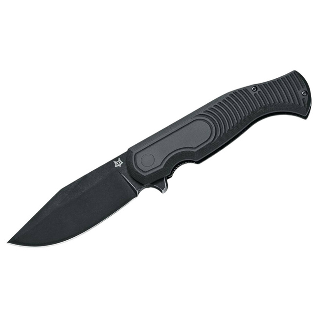 CUTIT DE BUZUNAR EAST WOOD TIGER D2 ALL BLACK - FOX KNIVES