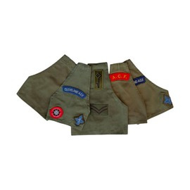 BANDA BRAT ACF - FORTELE DE CADETI ALE ARMATEI -  SURPLUS MILITAR ARMATA BRITANICA - VERDE OD - IN STARE BUNA