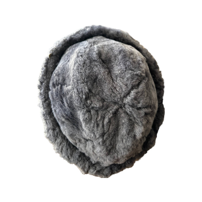 Caciula blana, rotunda femei, Surplus Armata Romana - Gri