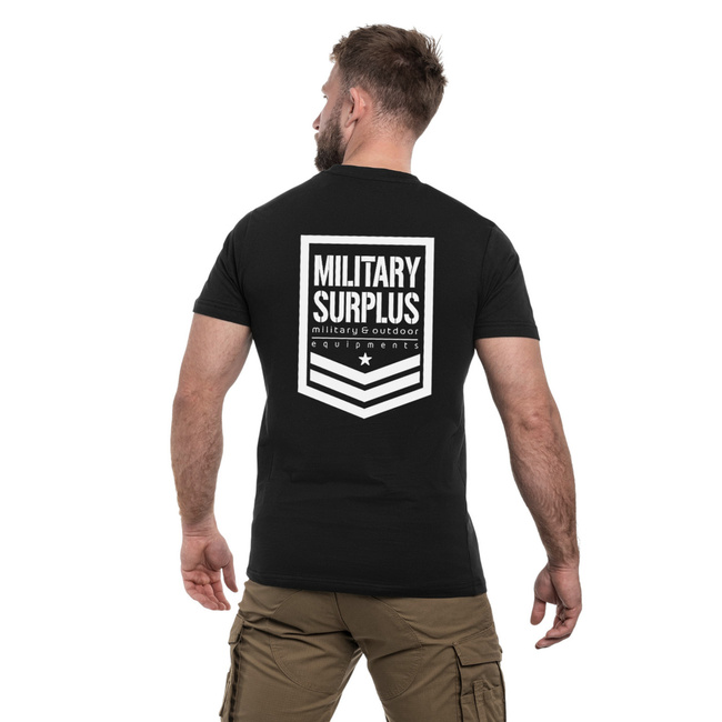 BASIC MAGNUM T-SHIRT "MILITARY SURPLUS" - BLACK