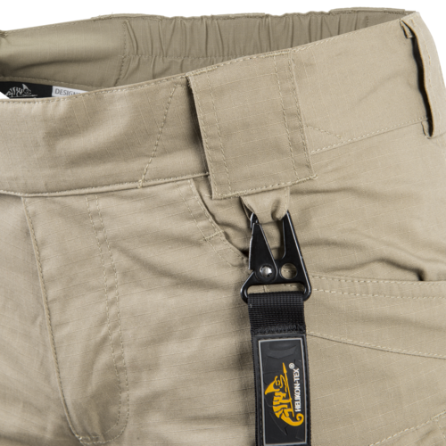 WOMEN'S URBAN TACTICAL PANTS -  UTP Resized  - POLYCOTTON RIPSTOP - Helikon-Tex - BLACK - LENGTH 32 inch