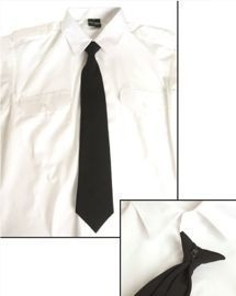 SECURITY TIE WITH CLIP - Mil-Tec - BLACK