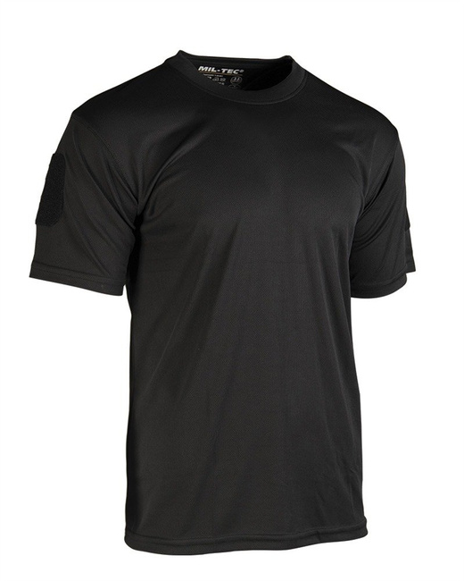 TACTICAL QUICK-DRYING T-SHIRT - BLACK - MIL-TEC