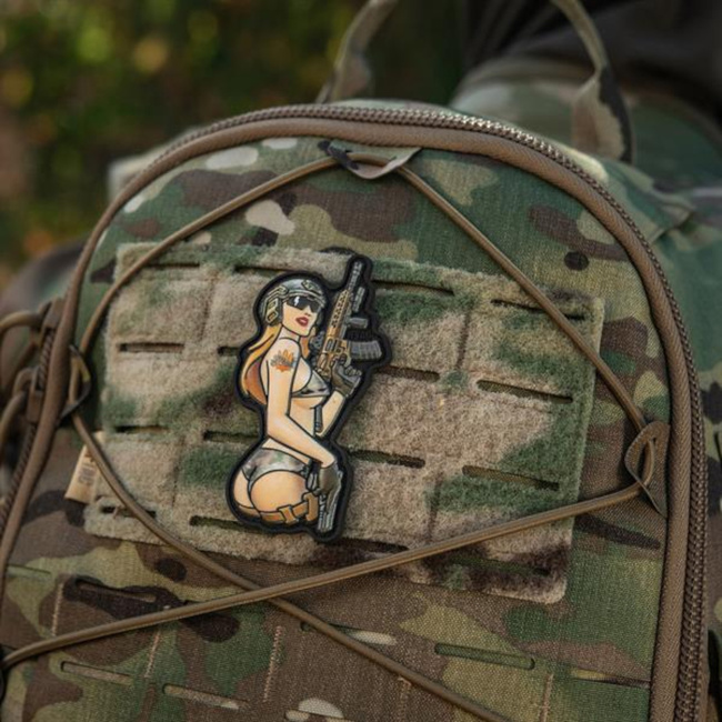 PATCH TACTICAL GIRL NR.4 - 3D PVC - MULTICOLOR - M-TAC