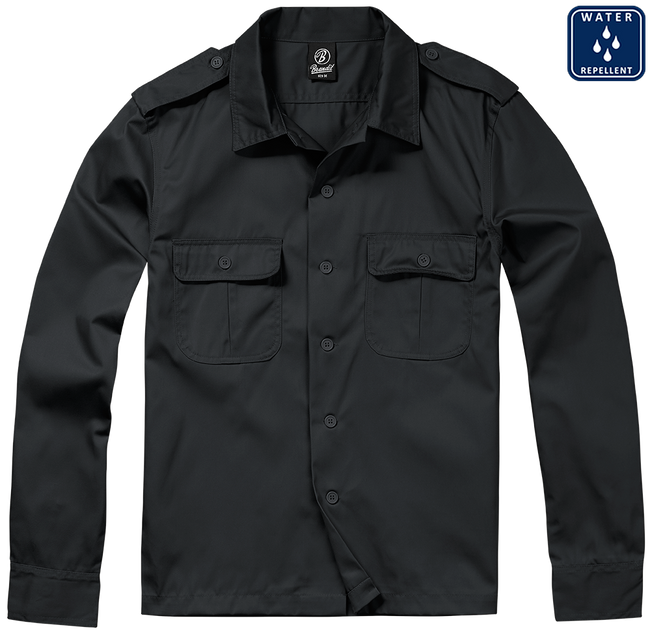 Shirt US Hemd 1/1 Arm black