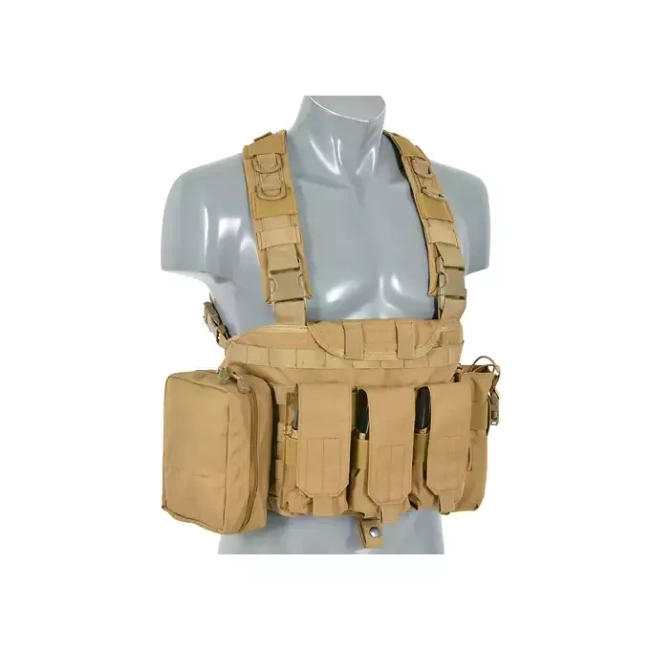 Force Recon Chest Harness - MOLLE - Coyote Tan - 8FIELDS