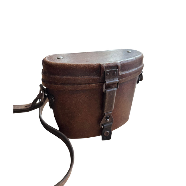 BINOCULAR CASE - 8x30 - RARE BAKELITE MODEL SOVIET ARMY MILITARY SURPLUS - USED - DEFECTIVE CAP