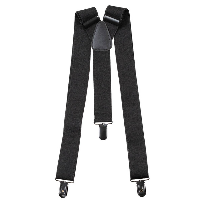 MFH® SUSPENDERS - ELASTIC - ADJUSTABLE - BLACK