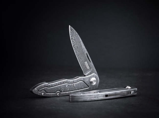 Böker Special Run Merlin Damascus Masterpiece Pocketknife