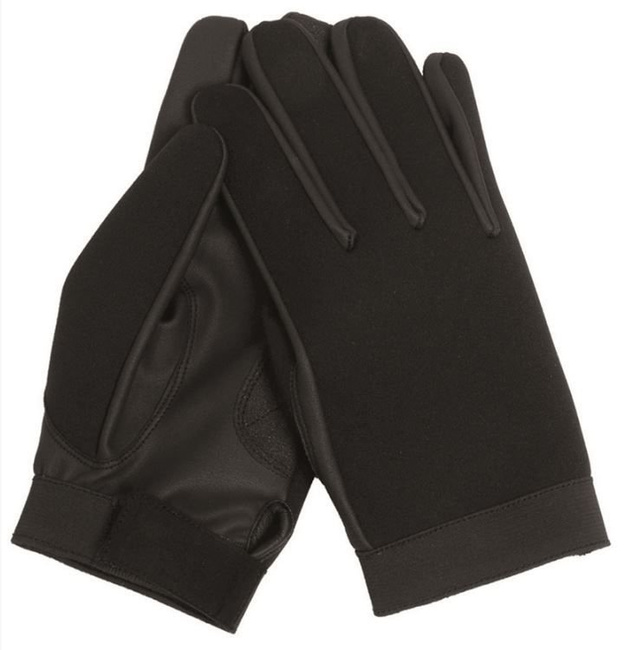 NEOPRENE LONG GLOVES - Mil-Tec® - BLACK