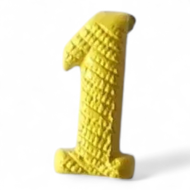 Numar metalic - 1 - Glalben - Surplus Militar Armata Ungariei - Ca nou