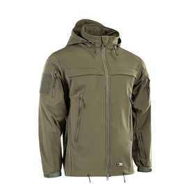 JACHETA SOFTSHELL POLICE, OLIVE - M-TAC