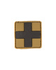 EMBLEMA, PATCH 3D CU VELCRO - PRIM AJUTOR - Mil-Tec® - COYOTE - SMALL