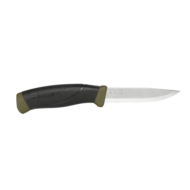 CUTIT CU LAMĂ FIXĂ - COMPANION MG (S) - OȚEL INOXIDABIL - MORAKNIV® - VERDE OLIV