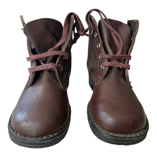 GHETE MARO DIN PIELE - SURPLUS MILITAR DE LA ARMATA ROMANA - CA NOI