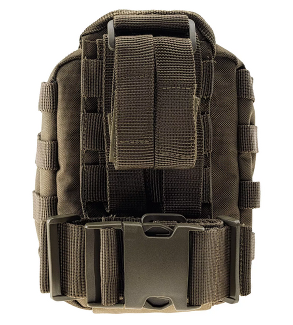 POUCH CU SISTEM MOLLE PENTRU TRUSA DE PRIM AJUTOR - 18x14x7 CM - Magnum - VERDE OLIV