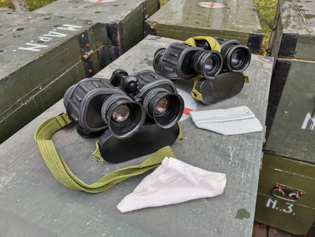 BINOCLU MILITAR I.O.R. 7x40 VALDADA - SURPLUS MILITAR ARMATA ROMANA - CA NOU